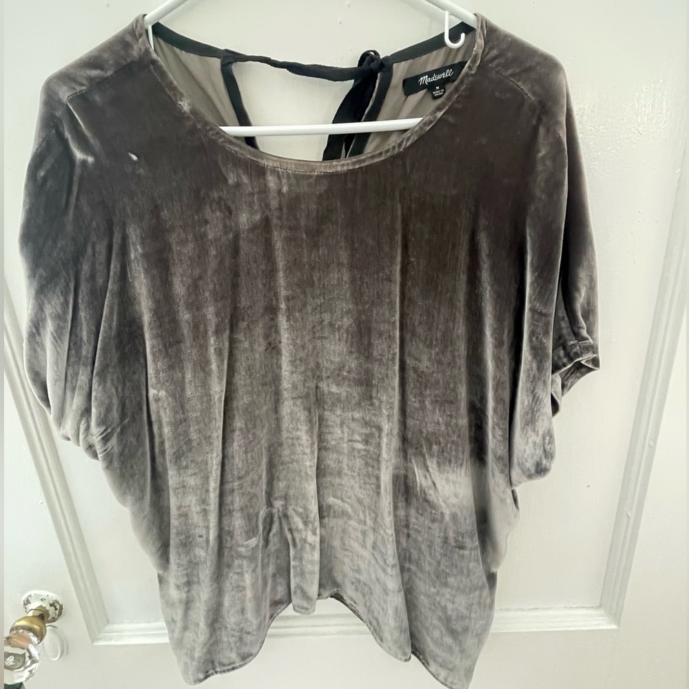 Velvet Madewell cropped blouse